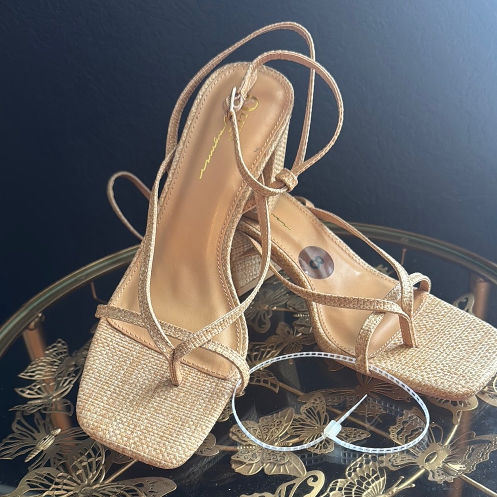 Tan Strappy Sandals